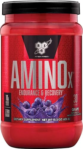 BSN Amino X - Suplemento en polvo para recuperación muscular y resistencia con BCAA 035onzas 10 g de aminoácidos recomendado para alimentación