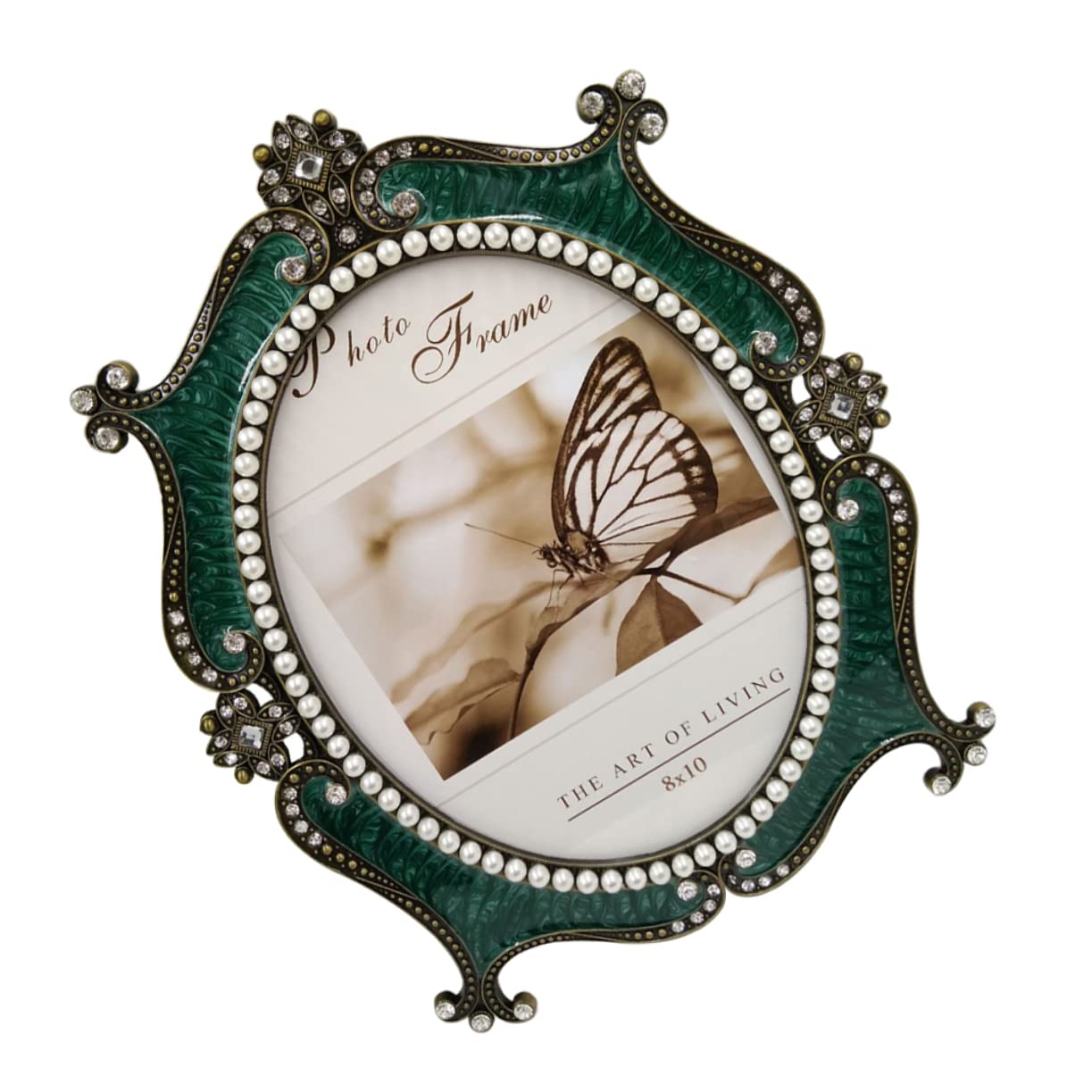 Cadre photo métal vintage décoratif et porte-photos artistique de mariage
