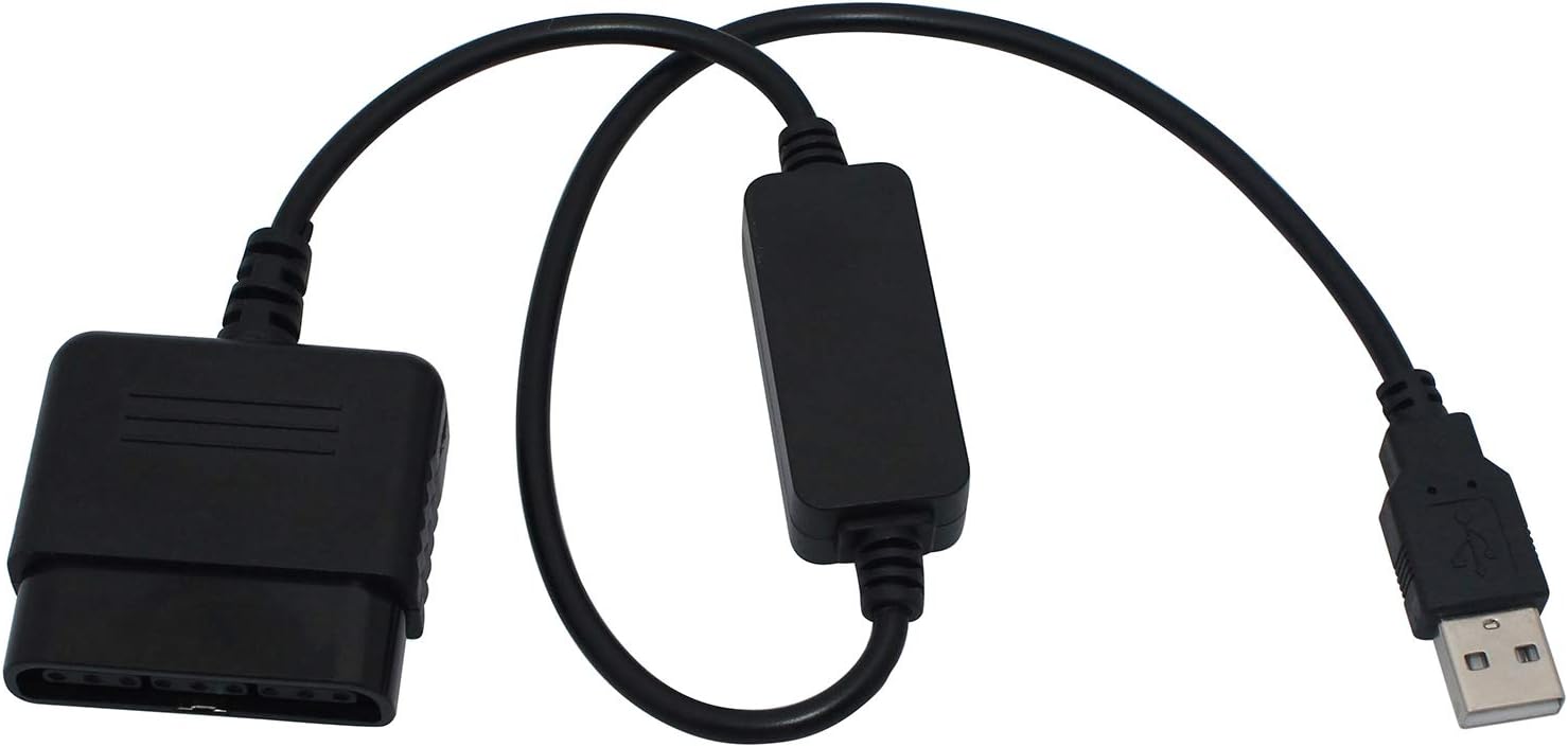 OSTENT USB Converter Cable Adapter for Sony PS2 Controller to PS3 Console Game