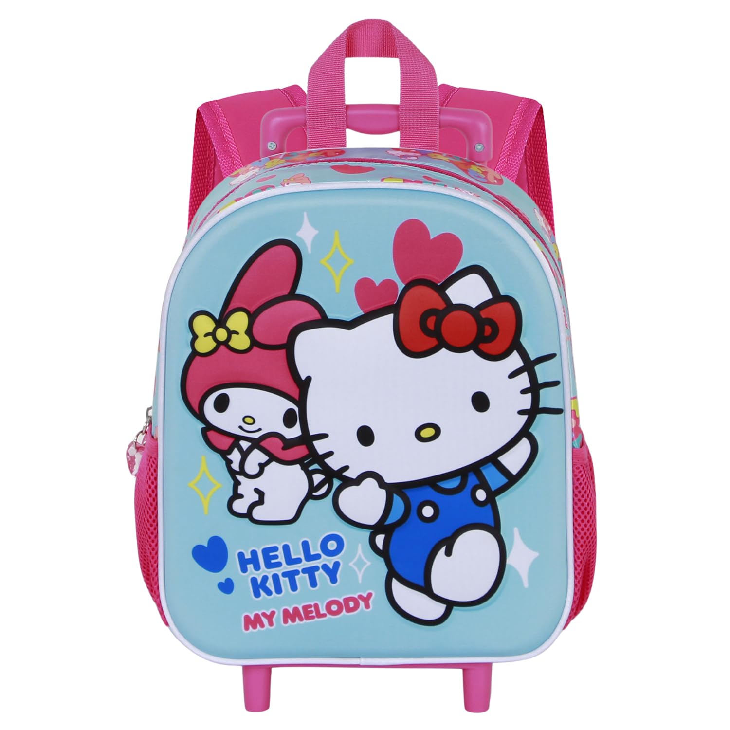 Karactermania Small 3d Backpack With Wheels Sanrio Zaino Piccolo 3D con Ruote Sanrio Unisex - Bambini e ragazzi (Pacco da 1)