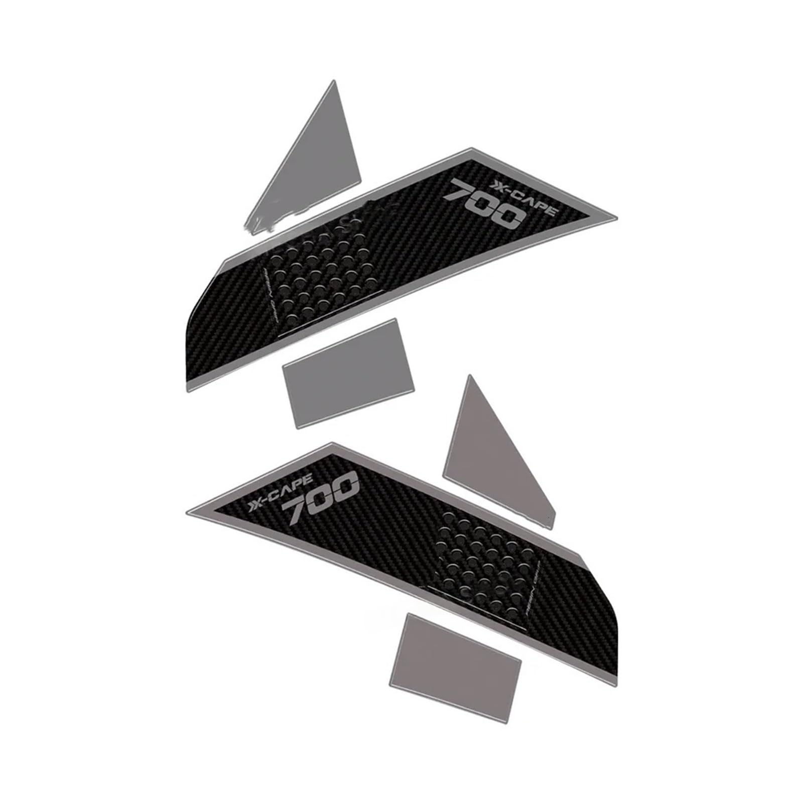 Pljgdvbx One Color Motorcycle Gas Tank Sticker For X-Cape 700 2025 Motorcycle Tank Pad Protective Stickers General Purpose Replacement Kit Generic Universal Accessories