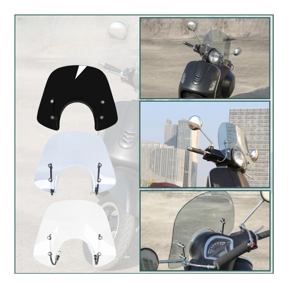 D'écran Déflecteurs Moto Déflecteur De Vent De Moto, Pare-Brise pour LX50 LX125 LX150 GT200 GTS250 GTS300