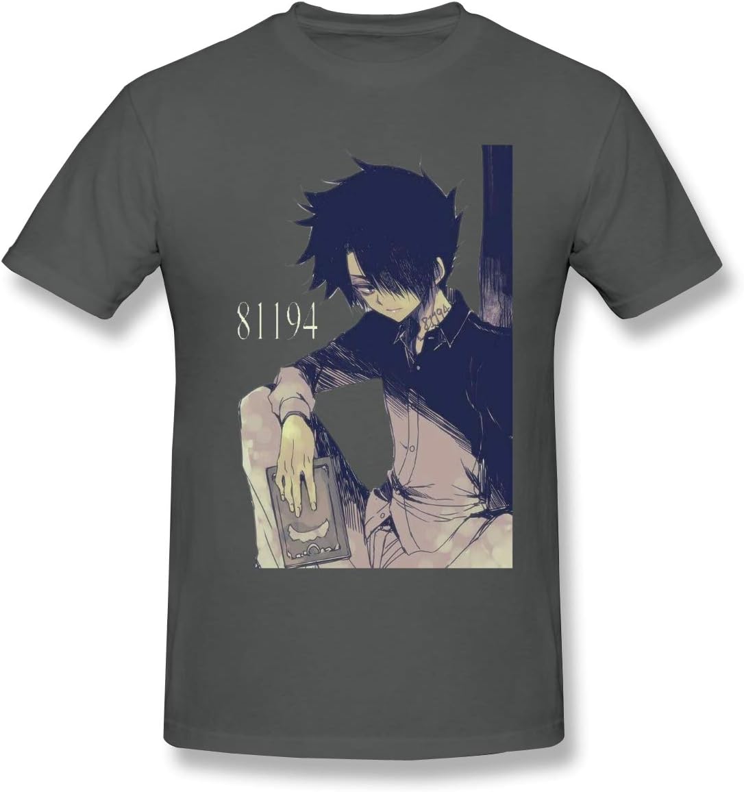 ShirtBlue The Promised Neverland Shirt for Mens/Womens/Unisex/Teenagers The Promised Neverland Cosplay Shirt Deep Heather