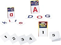 Vista 2 de Hygloss Paquete de 60 Tarjetas del Alfabeto – Letras Mayúsculas y Minúsculas Tarjetas Blancas de 3 Pulgadas – Kit de Tarjetas de Aprendizaje