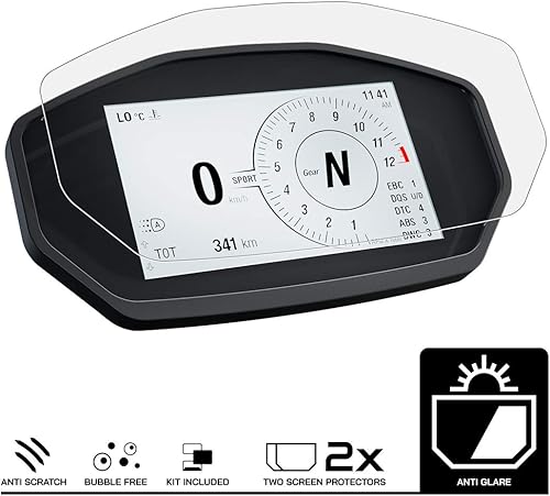 Miniatura 2 de Speedo Angels Protector de pantalla de salpicadero puede usarse con PANIGALE V2 (2020+) 2 x Antideslumbrante