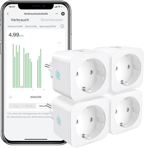 WLAN Smart Steckdose EIGHTREE – Fernsteuerung & Energiekontrolle