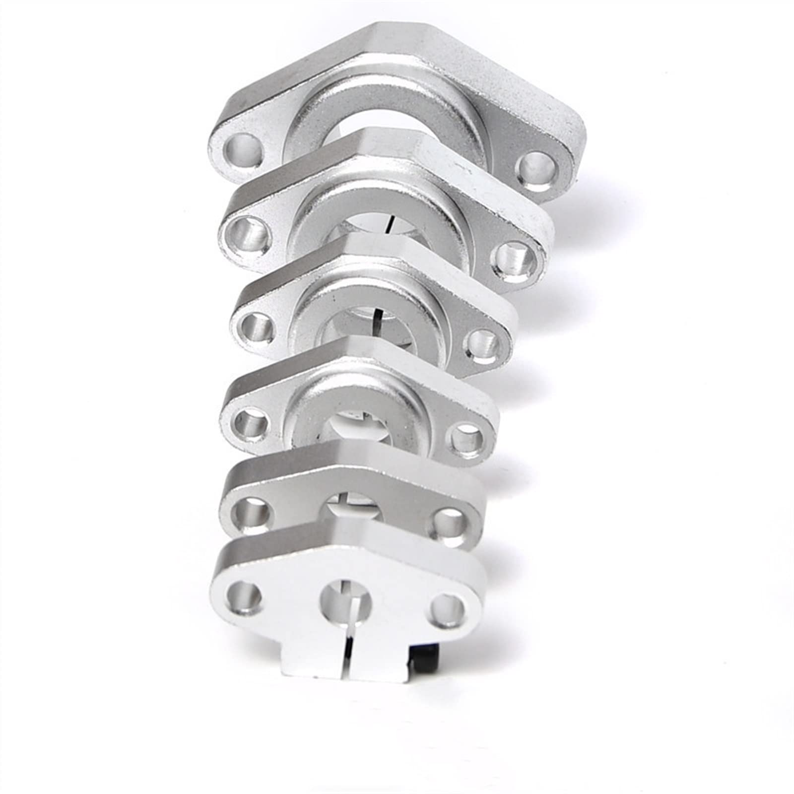 SHF8 SHF10 SHF12 SHF16 Support d'arbre de Rail de Tige linéaire en Aluminium 8mm 10mm 12mm 16mm for routeur pièces d'imprimante 3D 4 pièces (Size : Shf25)