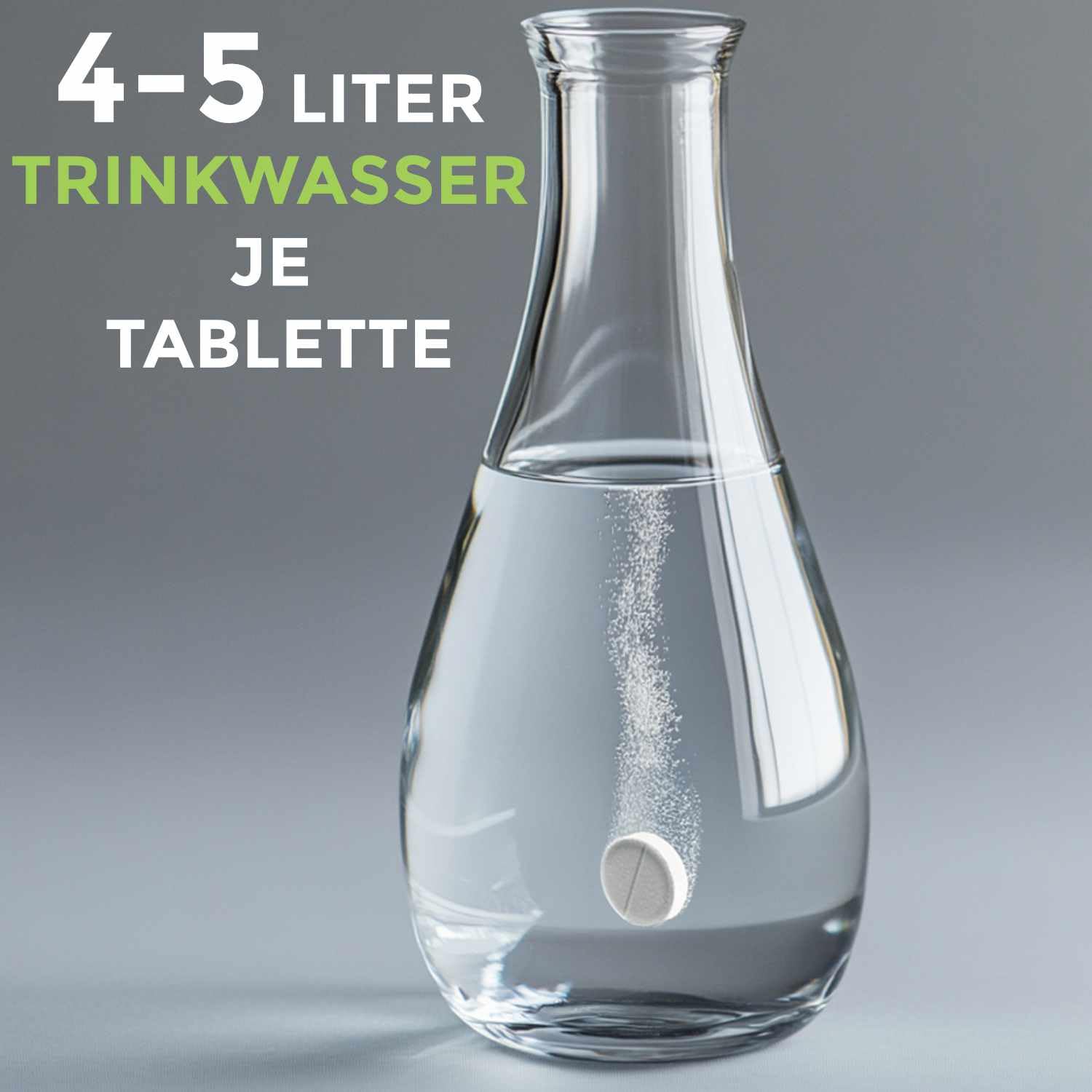 Wicked Chili Wasseraufbereitung Trinkwasser (120 Tabletten) Wasserentkeimung & Trinkwasseraufbereitung je 4-5 Liter, Notfall Reise Ausrüstung, Tabletten für Blackout, Notfallrucksack, Reiseapotheke