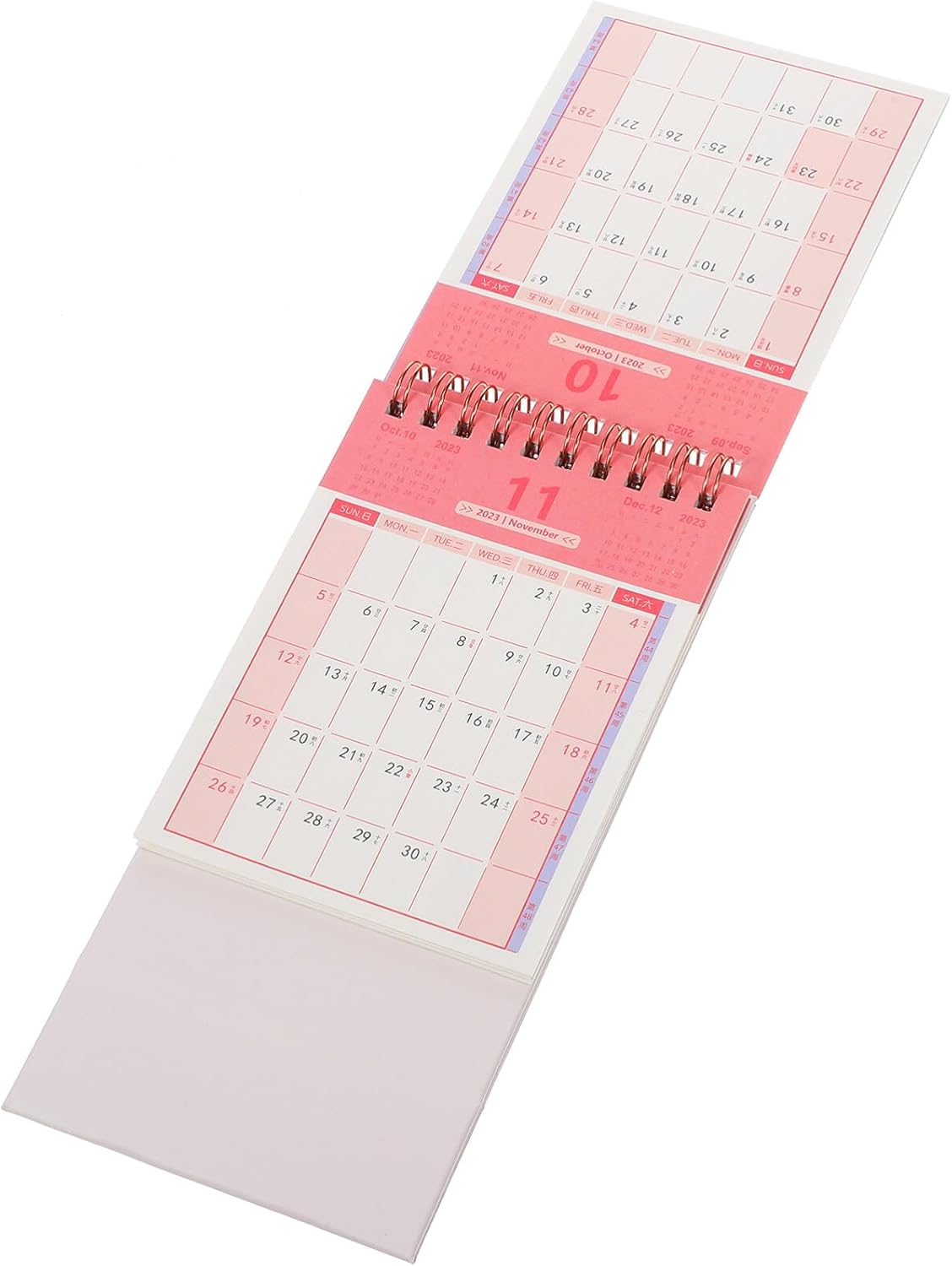 Amazon.com : Toyvian 18 Monthly Desk Calendar 2024 Office Flip Calendar ...