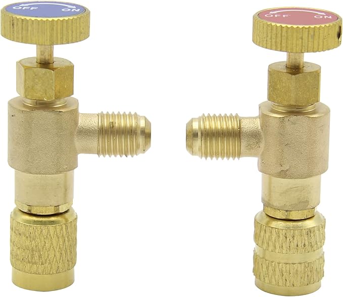 Válvula de Carga para Refrigerante R12 R22 R410, Adaptador de Flujo miniatura 5