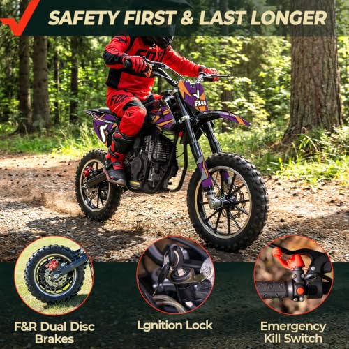 Image of FRP FX40 Gas Dirt Bike For Teens 40cc 4-Stroke Dual Disc Brake Off Road