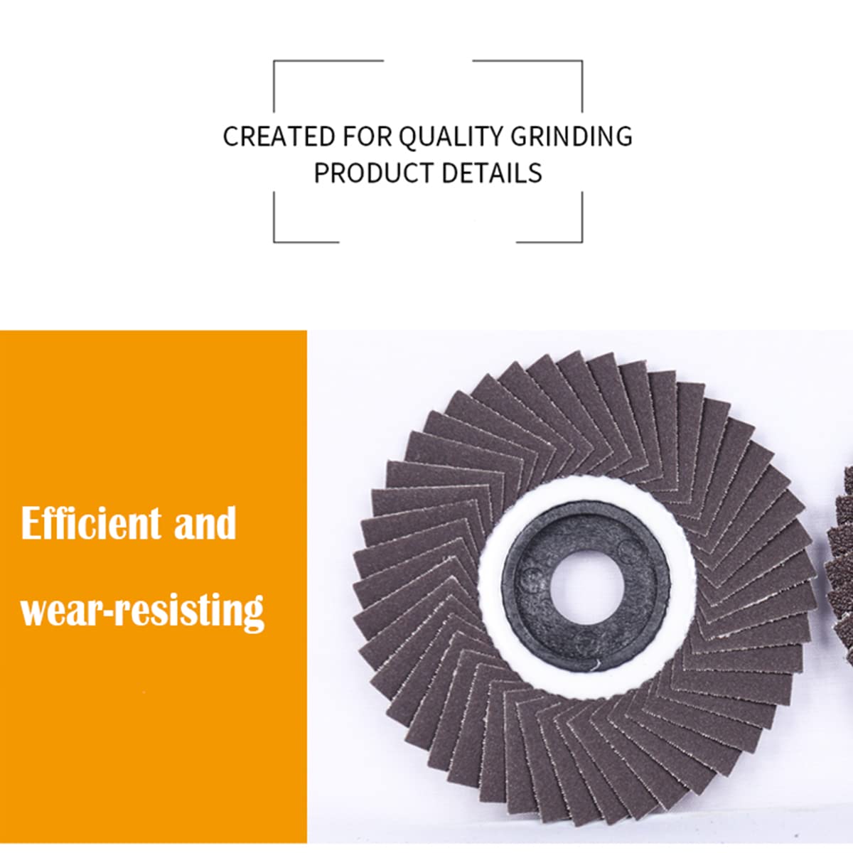 Flash Deals - 50% OFF Aluminum Oxide Flap Disc 50 Pack Industrial Abrasive Flap Sanding Disc 40 Grit High Density Industrial Abrasive Grinding Wheel,5 Sandpaper Wheel for Polishing Metal Stainless Steel and Wood Best Seller Aluminum Oxide Flap Disc 50 Pack Industrial Abrasive Flap Sanding Disc 40 Grit High Density Industrial Abrasive Grinding Wheel,5 Sandpaper Wheel for Polishing Metal Stainless Steel and Wood