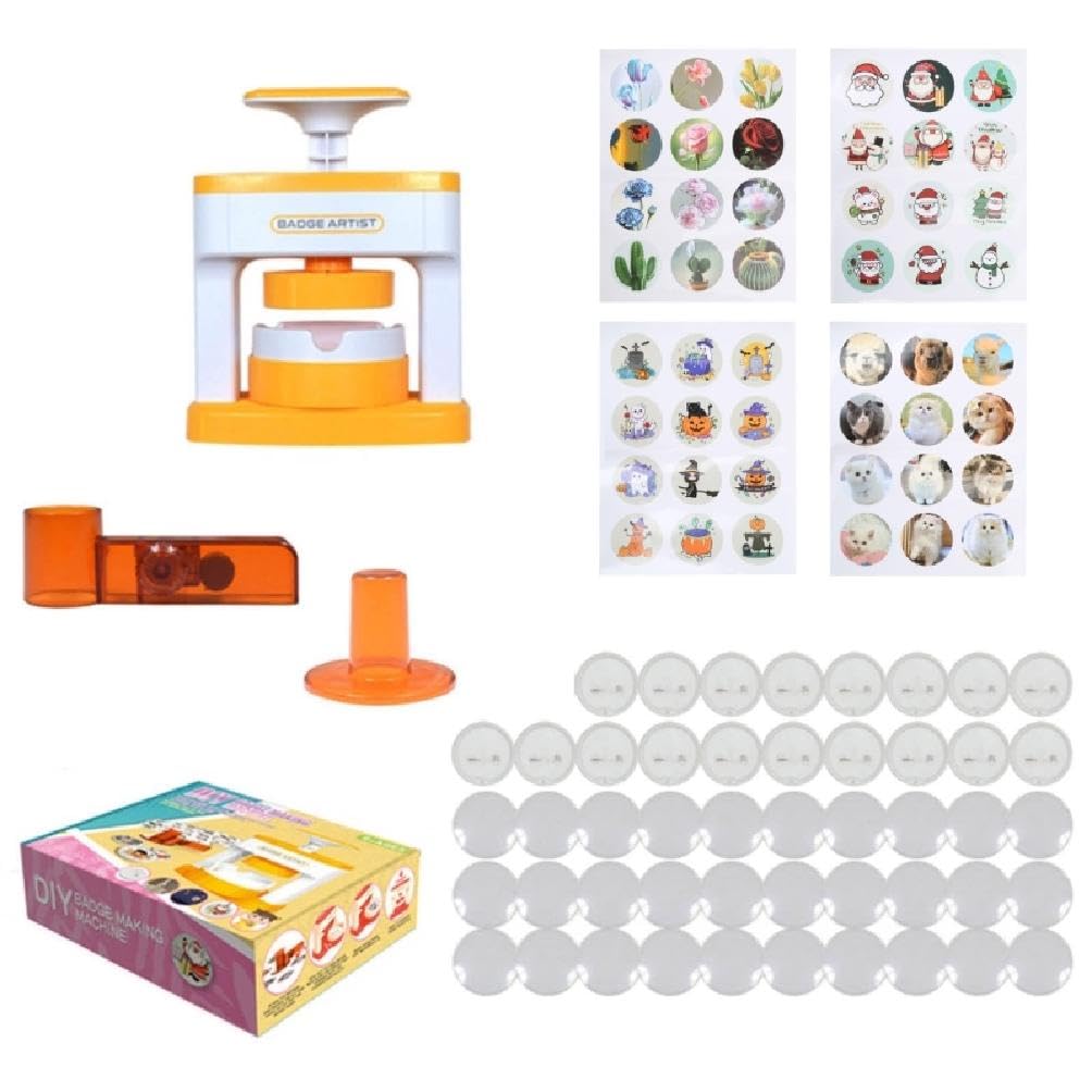 Machine de fabricant de boutons WUURAA multi-tailles pour badges durables
