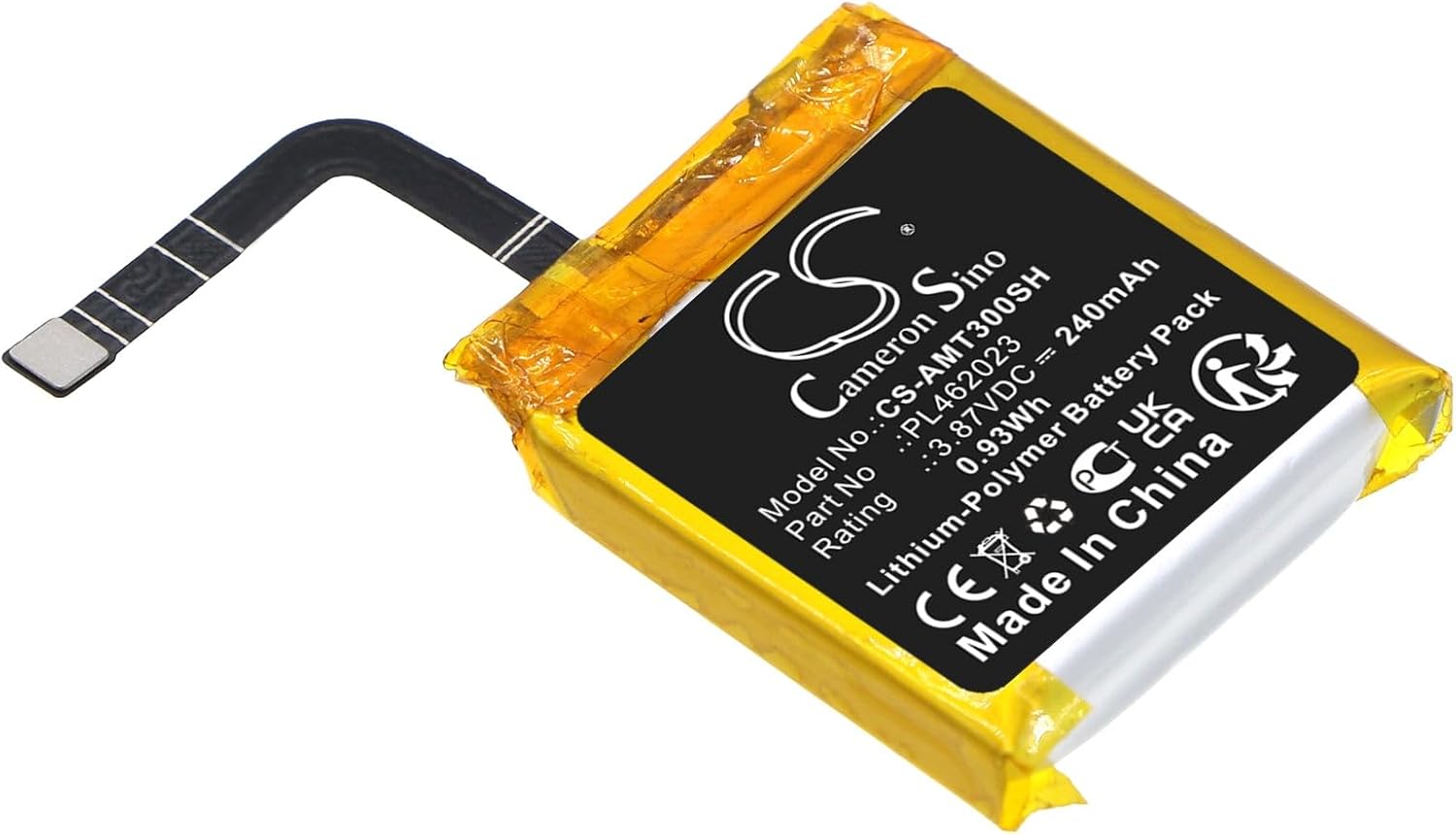 VI VINTRONS Battery for Amazfit A2035, GTS 3, PL462023,