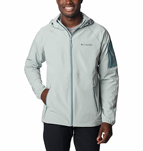 Image of Columbia Men Omni-Shield Tall Heights Hooded Softshell Hiking and Trekking Jacket