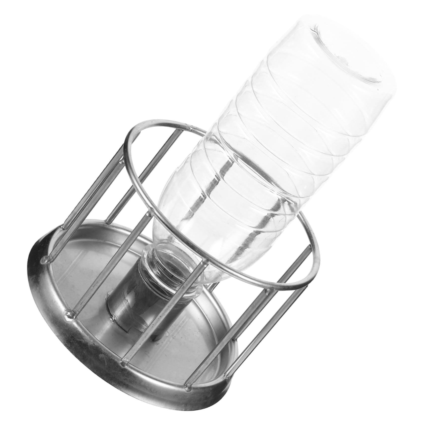 BESPORTBLE 5piezas Bebedero De Agua para Reptiles De Acero Inoxidable Plato De Alimentación Mini para Tortugas Dispositivo Antisalpicaduras para Terrarios y Reptiles