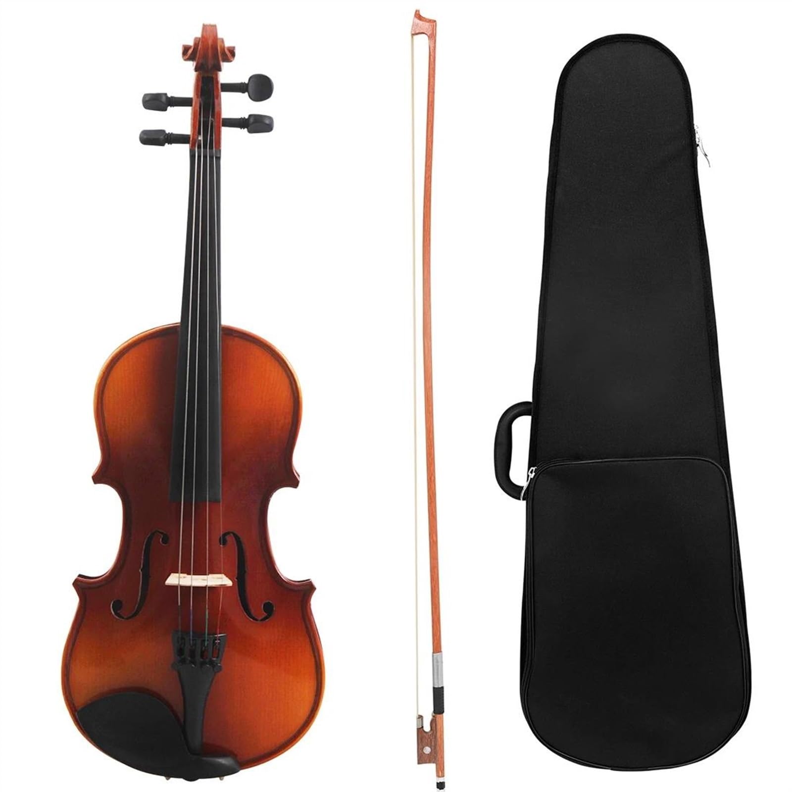 Violine 1/4 Violine Retro Matte Massivholz Natürliche Akustische Violine Ahorn Geige(Violin)