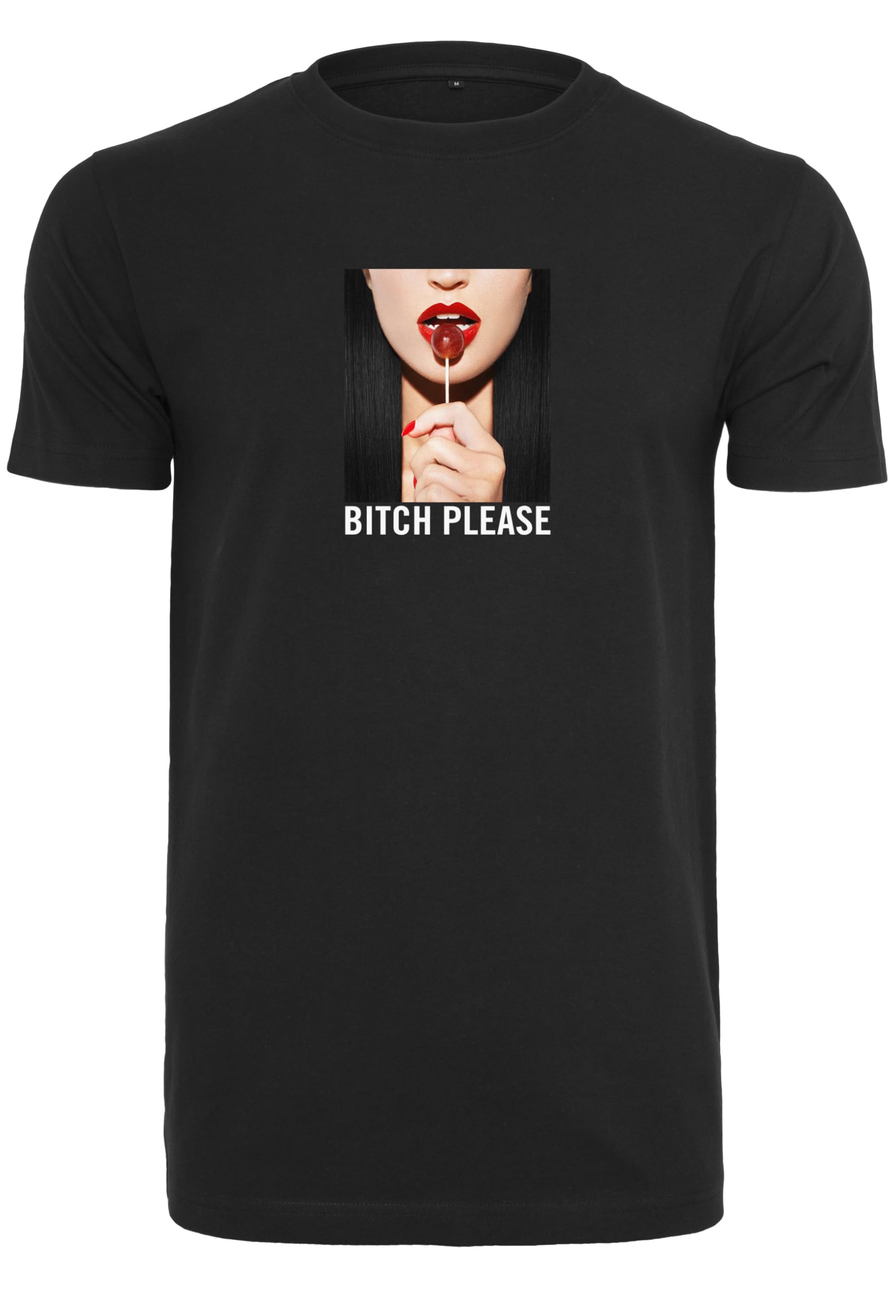 Mister Tee Herren Bitch Please T-Shirt, Black, XS