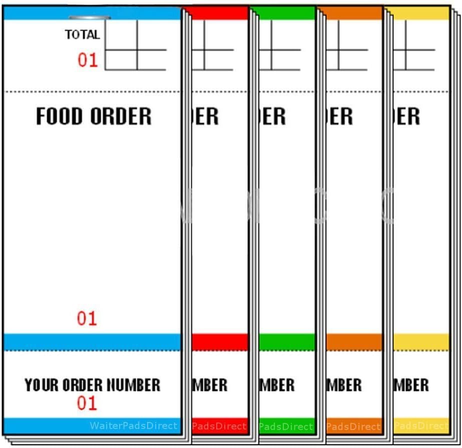 Pad Printers PAD84 Bar Food Pad, 2.5" x 6", Rainbow (Pack of 100)