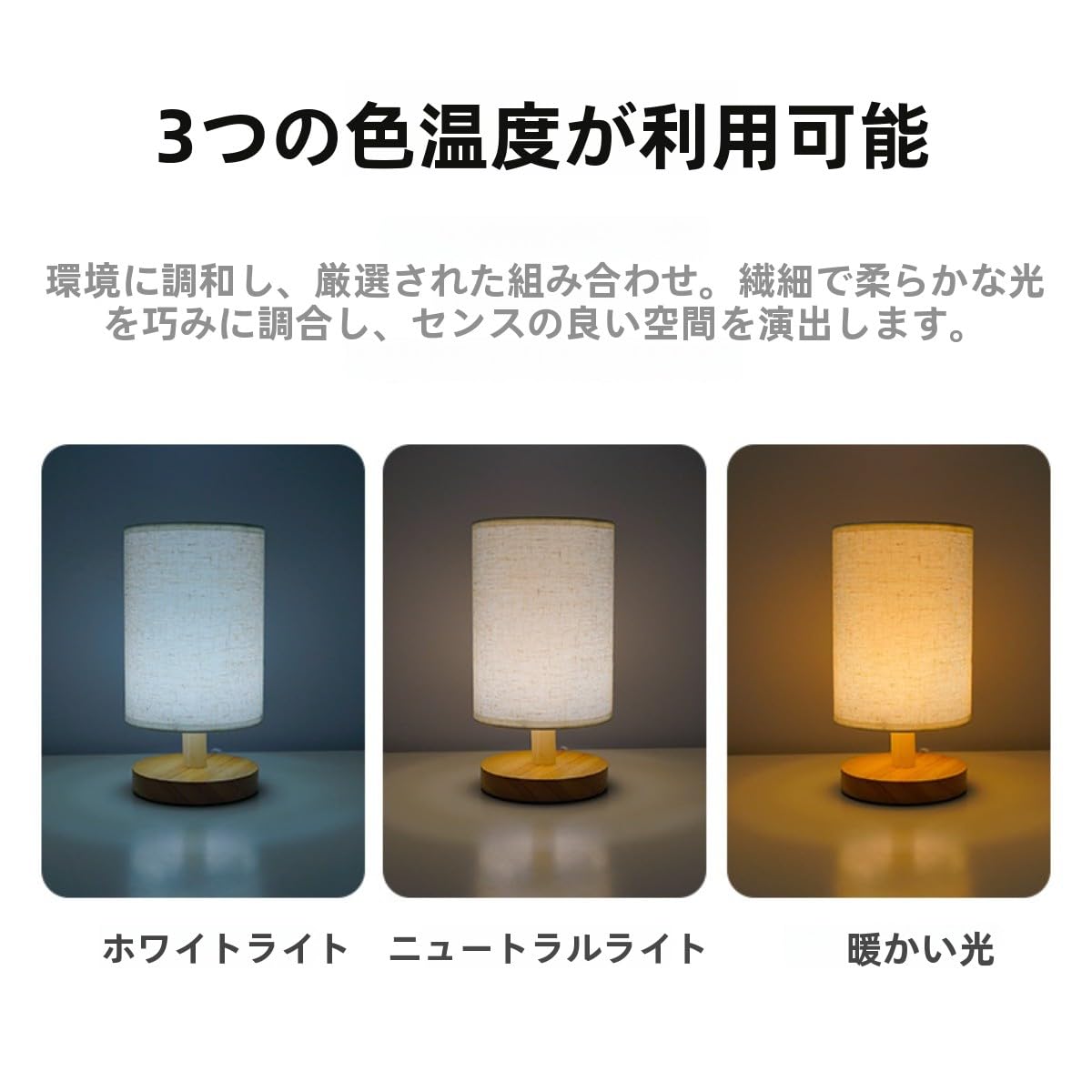 Amazon.co.jp : Fiozwea 原木テーブルランプレトロベッドサイドランプ