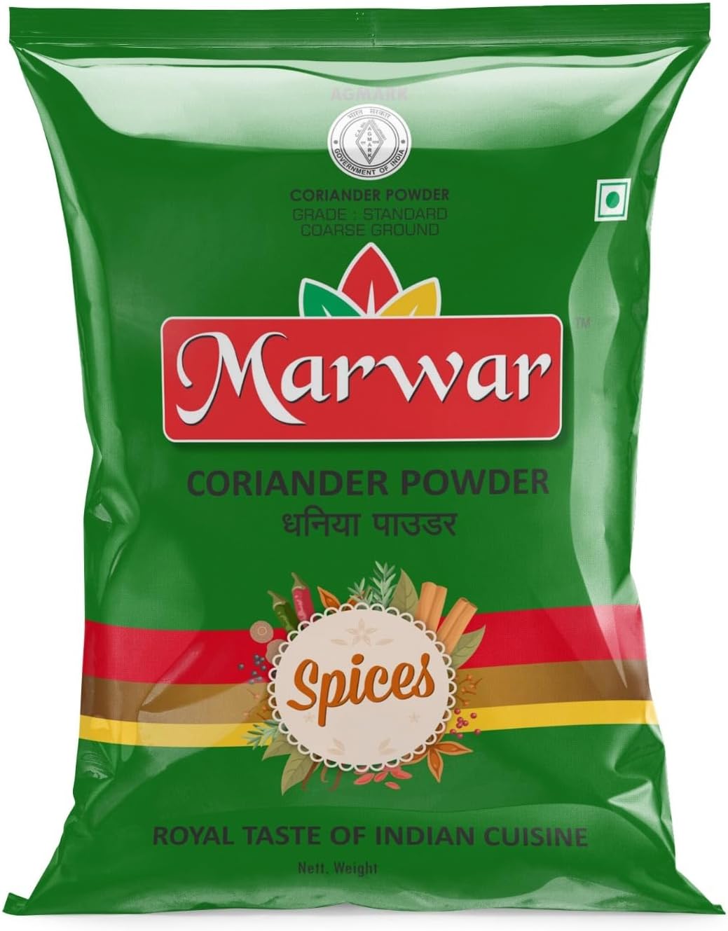 Marwar Coriander Powder 1kg agmark grade dhania powder pure natural coriander powder for cooking indian masala kitchen use fresh ground dhaniya powder premium quality spice