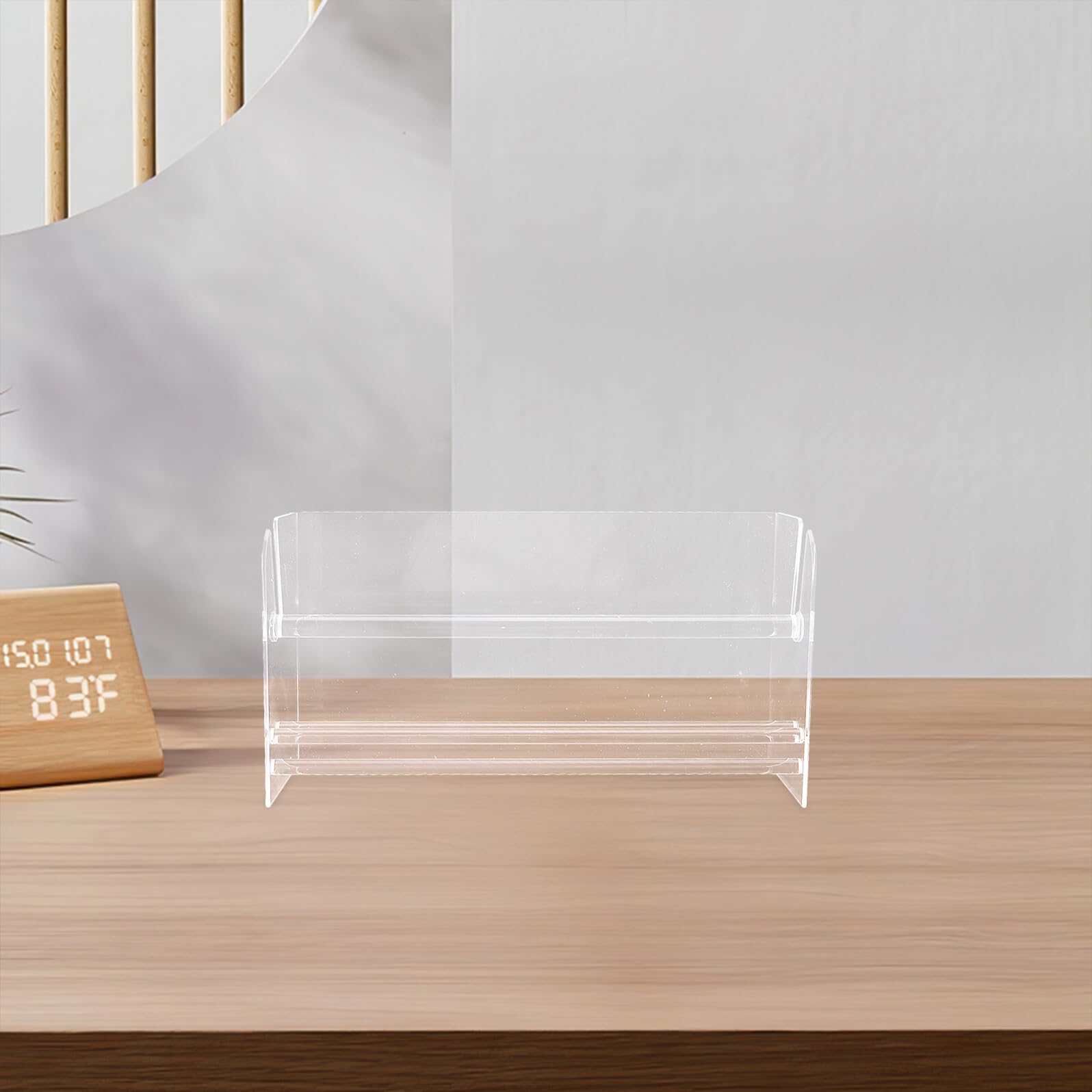 SHINEOFI Dispenser Regolabile per Etichette in Acrilico, Leggero e Organizzatore per Pezzi di Adesivi, per Cucina e Scrivania