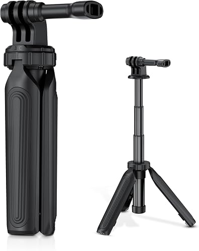 JJC Extendable Mini Selfie Stick Tripod for DJI Osmo Action 6 5 Pro 4 3