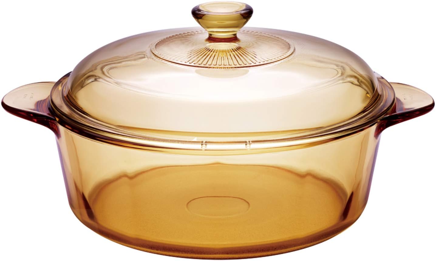 PEARL METAL VISIONS CP-8721 Tabletop Pot, 9.4 inches (24 cm), Heat Resistant Glass, Microwave Safe, Oven Safe, Dishwasher Safe, See Inside