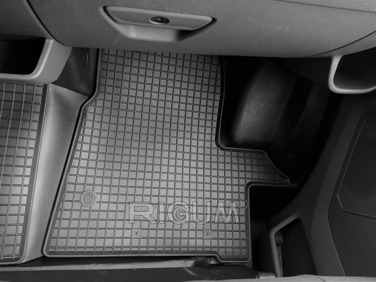 Auto Fußmatten Gummimatten Rigum geeignet für Ford Transit 3-Sitzer ab 2015 Passgenau + Auto Duft/BesteKauf