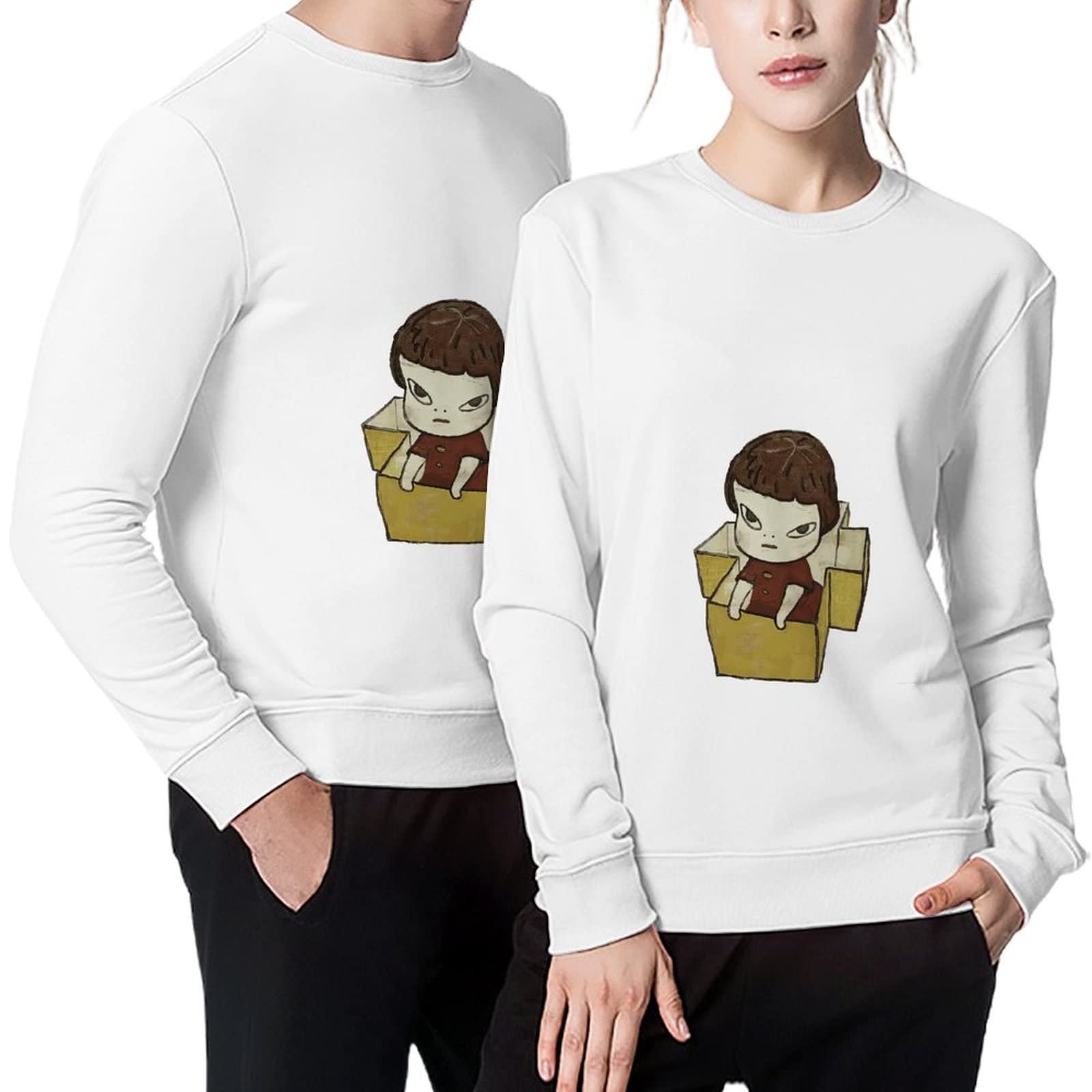 奈良美智のパーカー　Mサイズ Amazon.co.jp: 奈良美智 パーカー トレーナー 裏毛 長袖 フード付き