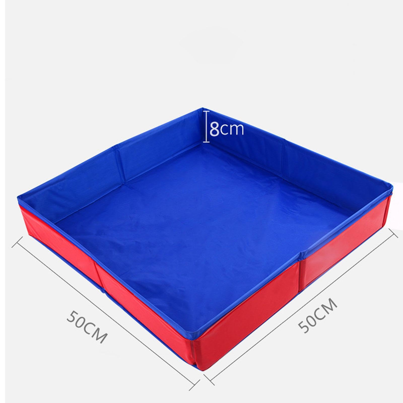 Piscine de jeu gonflable portable, bac à sable sensoriel destiné aux enfants, piscine de jeu modulable conçue pour sable/boîte/jeu, PVC résistant, facile à gonfler et à transporter