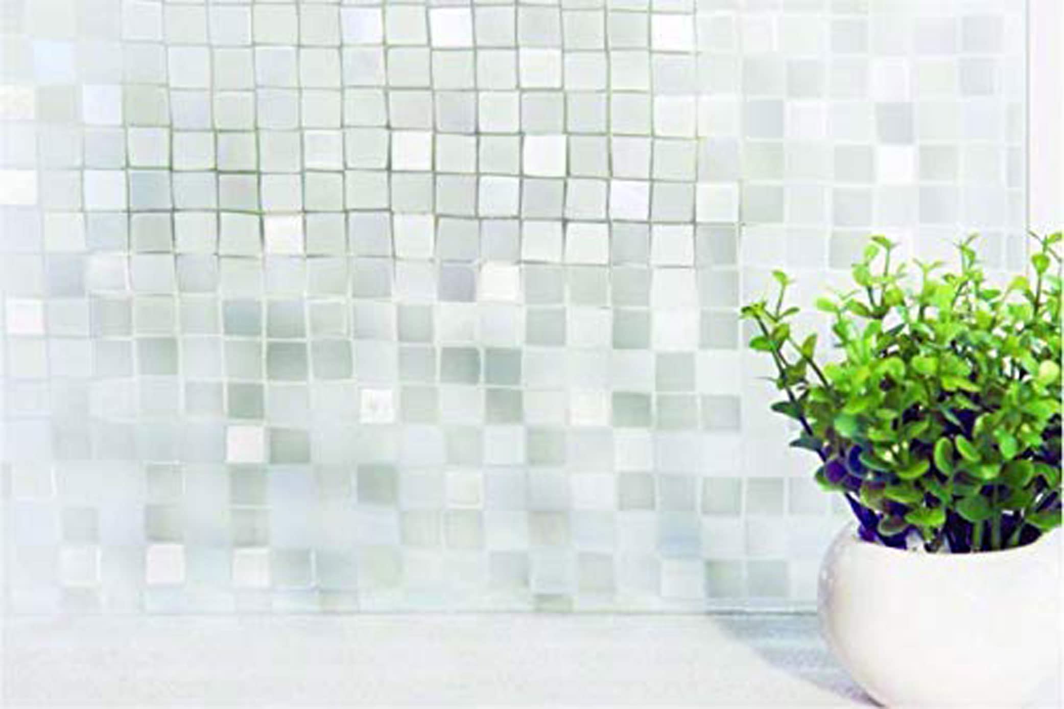 Elton 3D Window Privacy Film, Rainbow Window Clings, 3D Decorative Window Vinyl, Stained Glass Window Decals, Static Cling Window Sticker Non-Adhesive - 2x50 Feet