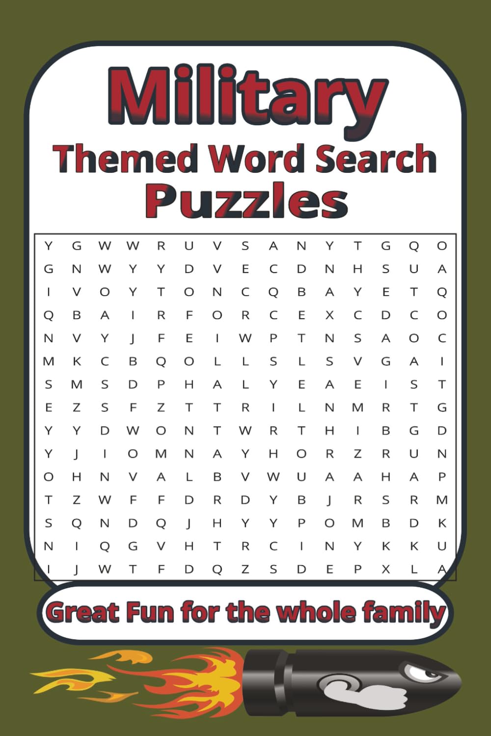 Military Themed Word Search Puzzles: Word Search Book: Challenging and Relaxing Puzzles for Adults, Seniors, and Teens | word search puzzle book | 122 ... holiday or relaxation | brain teaser book