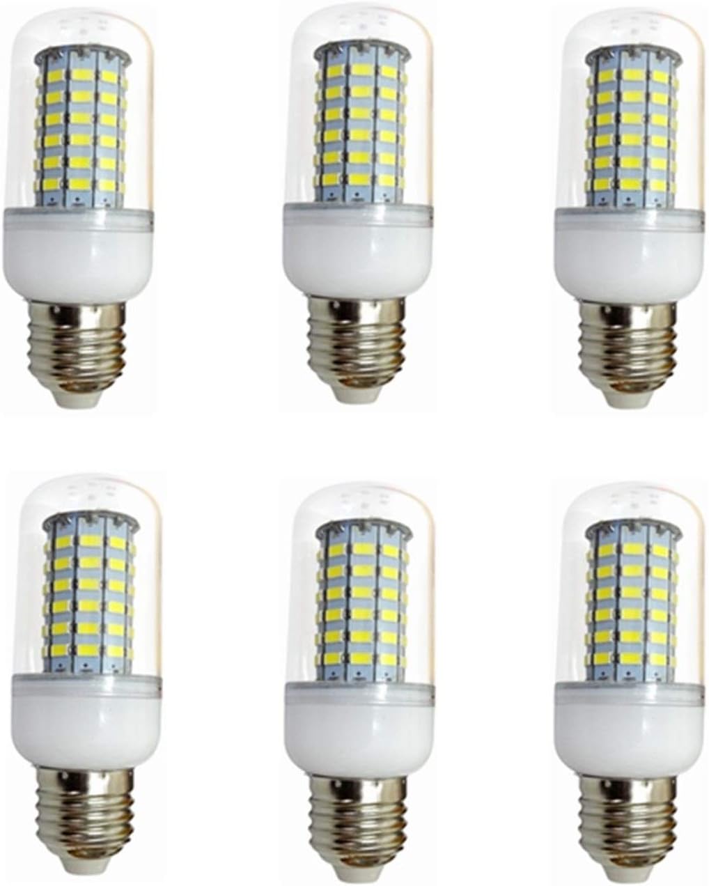 10W 12V LED High Efficiency Light Bulb with E27 Fitting 24v 36v 48v 10W Corn Bulb Light 5730SMD 69LED AC/DC 10-60v for RV Camper Marine, Solar Power Light and Off Grid 6pcs/lot