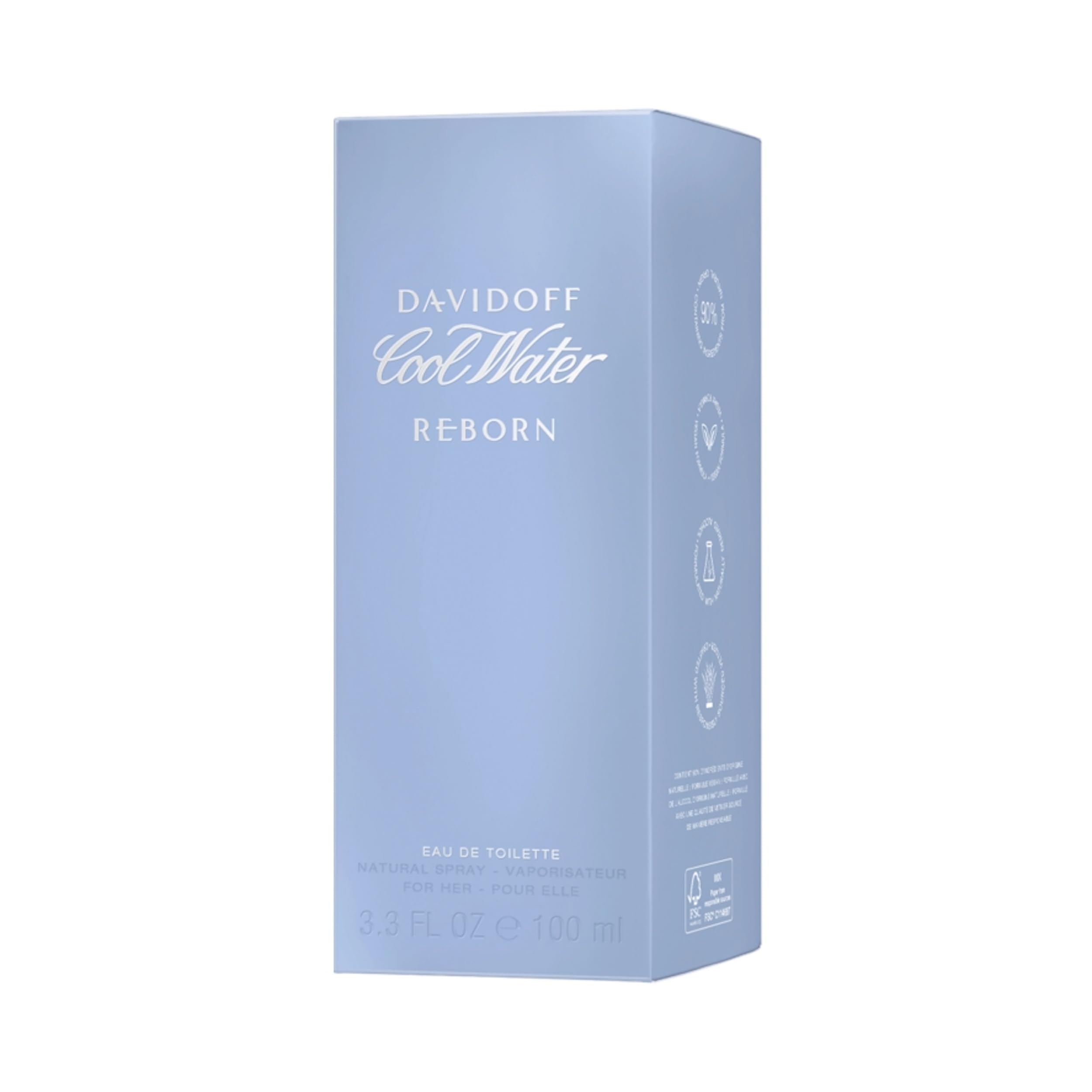DAVIDOFF Cool Water Woman Reborn Eau de Toilette, 100 ml