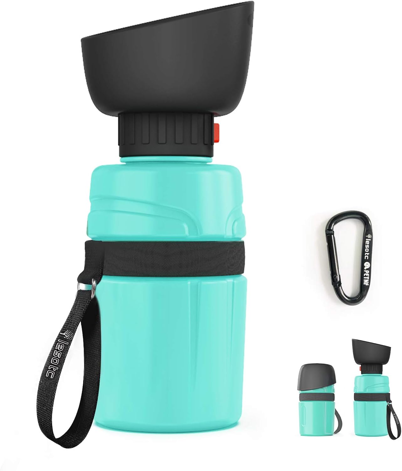 Pet Supplies : Pet Water Bottle for Dogs, dog water bottle foldable, Dog Travel Water bottle, Dog Water Dispenser, Lightweight & Convenient for Travel BPA Free 18 OZ.(Pink) : 