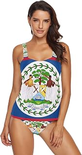 Belize Flag Womens Two Piece Bikini Set Swimwear Beachwear