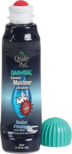 Miniatura 3 de Quality Park Dab-N-Seal - Humedecedor de sobres con adhesivo, botella de 1.7 fl oz, paquete de 4 (46071)