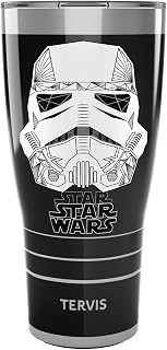 Tervis Triple Walled Star Wars Vader Trooper Insulated Tumbler Cup Keeps Drinks Cold & Hot, 30oz, Stainless Steel