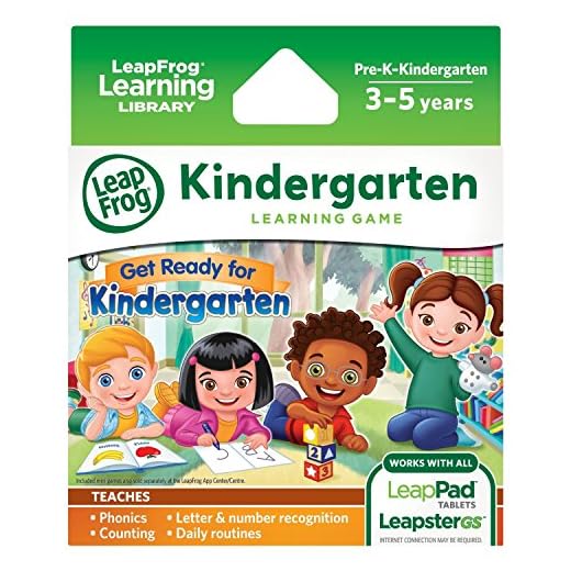 LeapFrog Learning Game: Get Ready for Kindergarten (for LeapPad Ultra, LeapPad1, LeapPad2, Leapster Explorer, LeapsterGS Explorer)