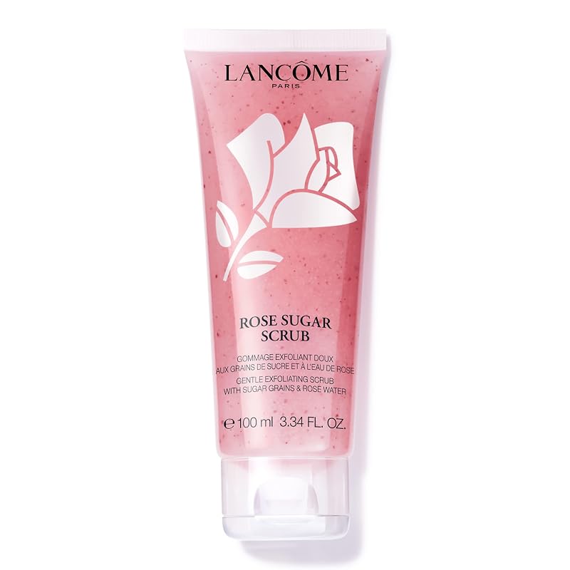 Esfoliante facial de açúcar Lancôme com água de rosas e mel, 100 g