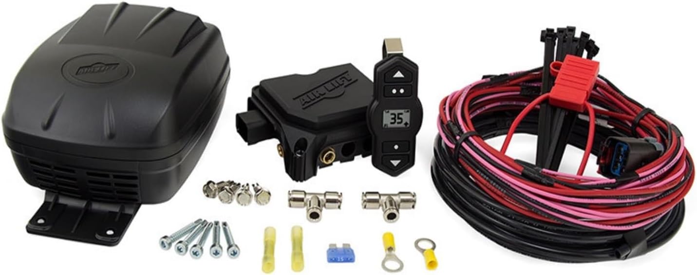 Air Lift LoadLifter 7500 XL Ultimate Air Spring Kit & WirelessOne 2nd Gen Compressor System fits 2011 2019 Silverado 2500 HD Sierra 2500 HD | Includes TrendsAuto Decal