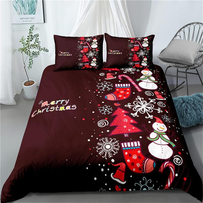 Housse de couette 140x200 imprimé 3D pour literie sans pli