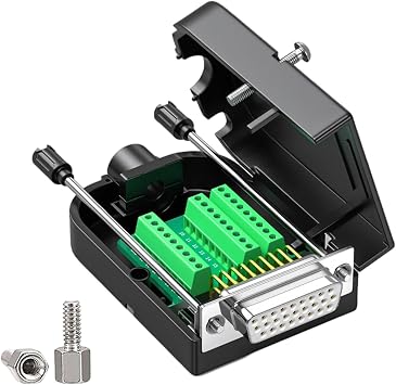 DB26 26 Pin Screw Terminal Module Coppered Contacts Compatibles Serialed Paralleled Devices