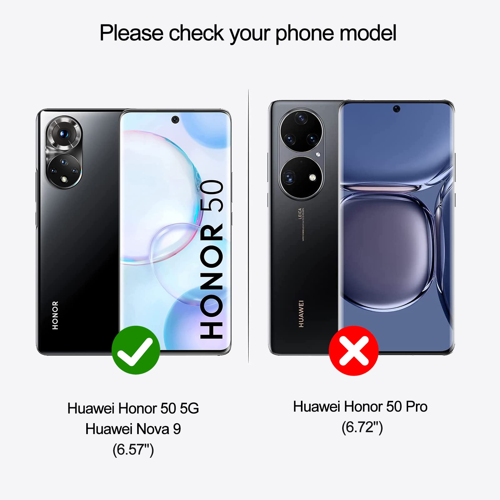 Hülle Für Huawei Honor 50 5G / Nova 9 – Klapphülle Mit Ständer, Kartenfächern & Magnetverschluss, Braun