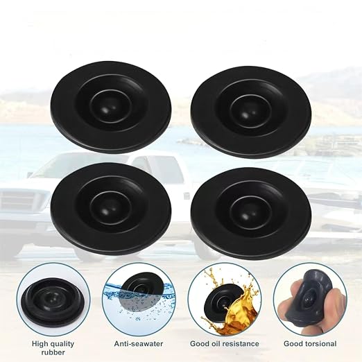 20 pzs Tapones de Goma para Cubierta de Cubo de Remolque miniatura 2