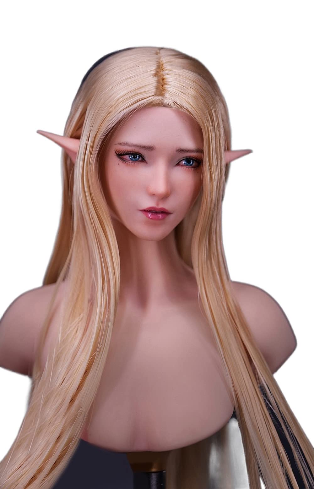1/6 女性ヘッドB（ライトブルーショートヘア）YMT-075B YMTOYS YMT075B 1:6 Head Sculpt Beauty Girl Blue Hair For 12