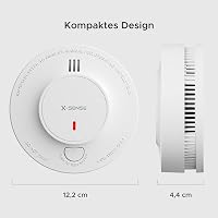 X-Sense SD19-W Hálózatba Köthető Füstérzékelő 10 Éves Elemmel, Némítható Tűzjelző, 250m Hatótáv, EN 14604 Szabványnak Megfelelő 7