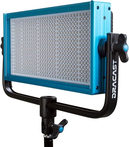 Miniatura 7 de Dracast Pro Series LED500 - Luz de video LED bicolor de 3200K - 5600K | Regulable 0% - 100% | CRI y TLCI 96+ | Placa de batería de montaje en V |