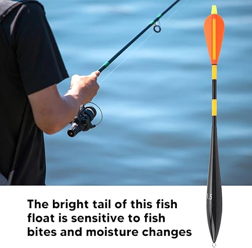 Miniatura 4 de TOPINCN Fishing Floats Slip Bobbers, Strong Buoyancy and Durable Glowing Tail Colorfast Fishing Floats for Outdoor Fishing